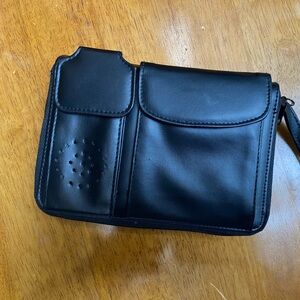 Black Leather Men's Bag